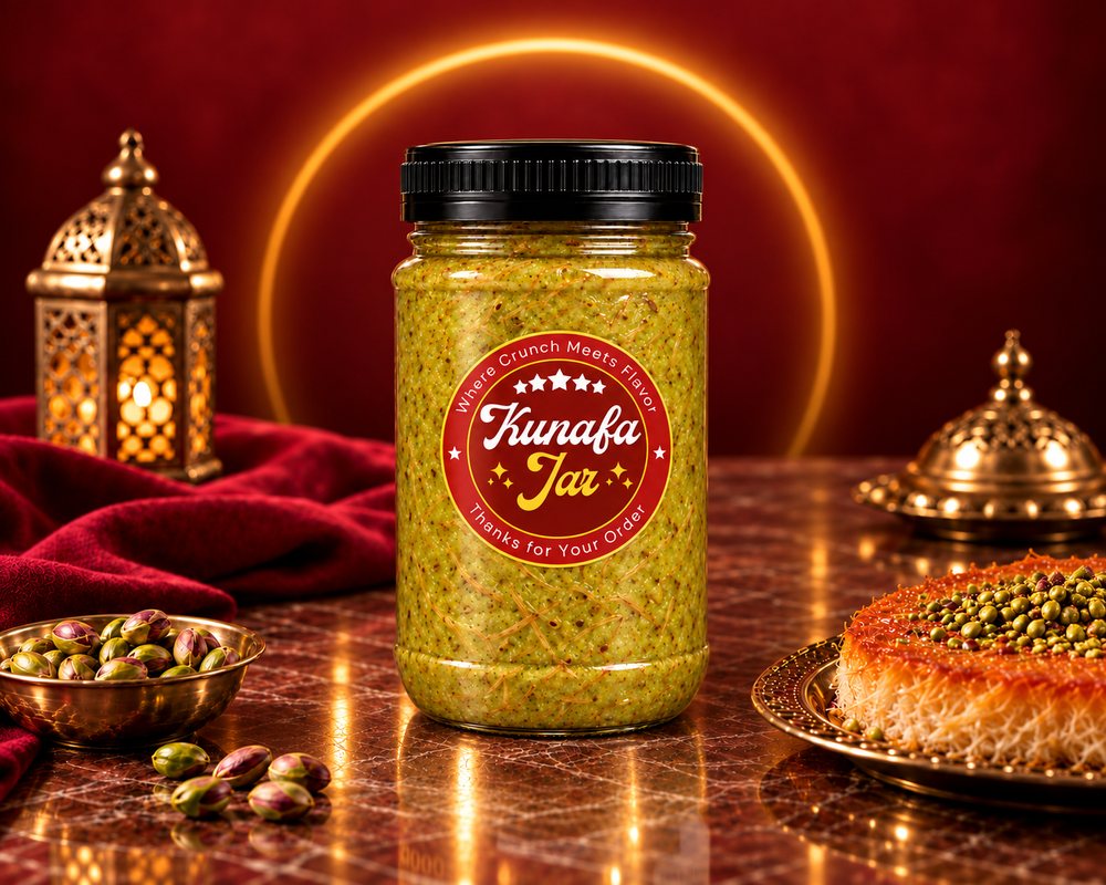 Pistachio Kunafa Jar — Yalla Kunafa