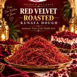 Red Velvet Roasted Kunafa Dough